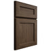 Shiloh Cabinetry Full Overlay Essex Alder Plain Cut Caviar Door