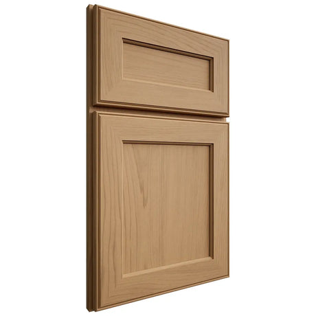 Shiloh Cabinetry Full Overlay Essex Alder Plain Cut Natural Door