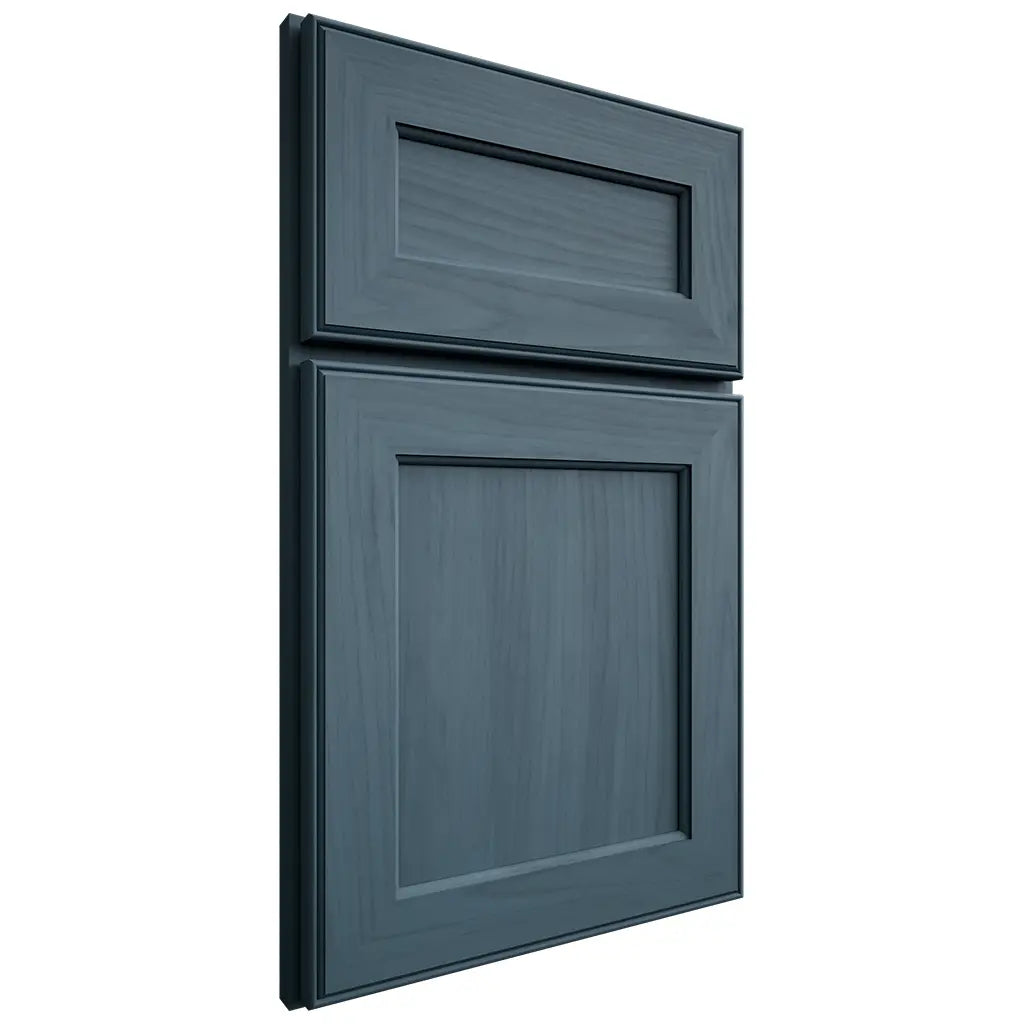 Shiloh Cabinetry Full Overlay Essex Hickory Plain Cut Hudson Door