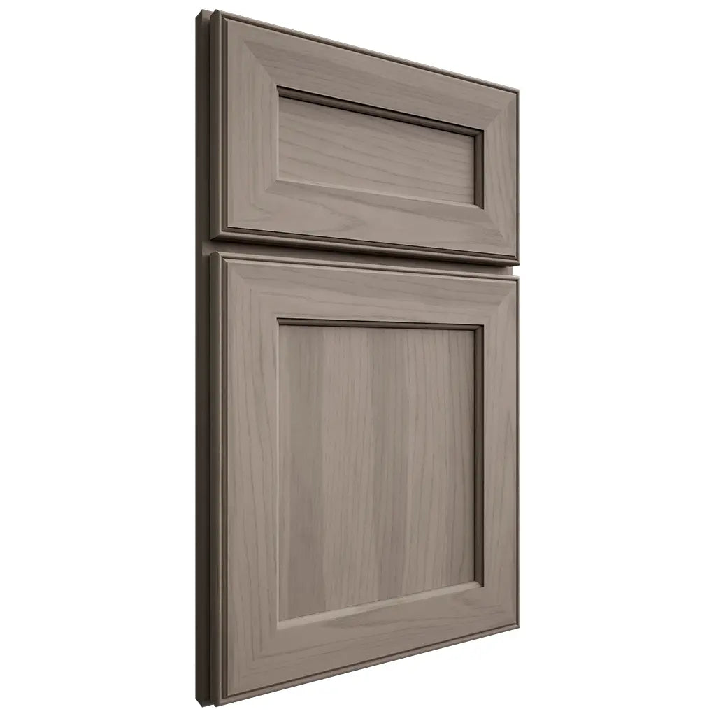 Shiloh Cabinetry Full Overlay Essex Hickory Plain Cut Sterling Door