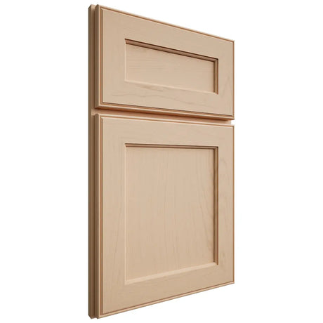 Shiloh Cabinetry Full Overlay Essex Maple Plain Cut Natural Door