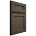 Shiloh Cabinetry Full Overlay Essex Maple Plain Cut Perfect Brown Door