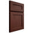 Shiloh Cabinetry Full Overlay Essex Maple Plain Cut Sable Door
