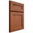 Shiloh Cabinetry Full Overlay Essex Maple Plain Cut Spice Door