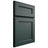 Shiloh Cabinetry Full Overlay Essex Paintable Billiard Green Door