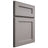 Shiloh Cabinetry Full Overlay Essex Paintable Dovetail Gray Door