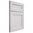 Shiloh Cabinetry Full Overlay Essex Paintable Pure White Door