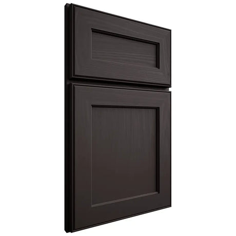 Shiloh Cabinetry Full Overlay Essex Poplar Plain Cut Carbon Door