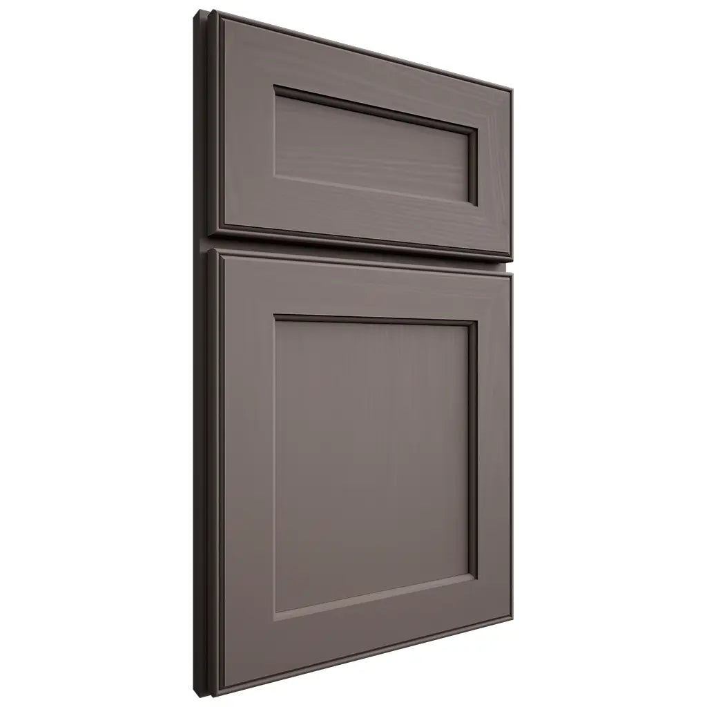 Shiloh Cabinetry Full Overlay Essex Poplar Plain Cut Heatherstone Door