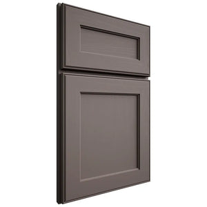 Shiloh Cabinetry Full Overlay Essex Poplar Plain Cut Heatherstone Door