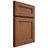 Shiloh Cabinetry Full Overlay Essex Red Oak Plain Cut Braun Door