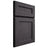 Shiloh Cabinetry Full Overlay Essex Red Oak Plain Cut Harbor Door