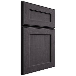 Shiloh Cabinetry Full Overlay Essex Red Oak Plain Cut Harbor Door