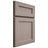 Shiloh Cabinetry Full Overlay Essex Red Oak Plain Cut Sterling Door