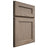 Shiloh Cabinetry Full Overlay Essex White Oak Plain Cut Almond Door