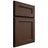 Shiloh Cabinetry Full Overlay Essex White Oak Plain Cut Braun Door