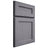 Shiloh Cabinetry Full Overlay Essex White Oak Plain Cut Cadet Door
