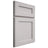 Shiloh Cabinetry Full Overlay Essex White Oak Plain Cut Cotton Door