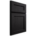 Shiloh Cabinetry Full Overlay Essex White Oak Plain Cut Espresso Door