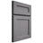 Shiloh Cabinetry Full Overlay Essex White Oak Plain Cut Sterling Door