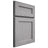 Shiloh Cabinetry Full Overlay Essex White Oak Plain Cut Stratus Door