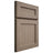 Shiloh Cabinetry Full Overlay Essex White Oak Quarter Sawn Almond Door