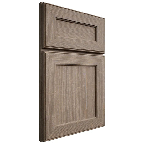 Shiloh Cabinetry Full Overlay Essex White Oak Quarter Sawn Almond Door