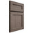 Shiloh Cabinetry Full Overlay Essex White Oak Quarter Sawn Clay Door