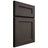 Shiloh Cabinetry Full Overlay Essex White Oak Quarter Sawn Creekside Door