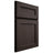 Shiloh Cabinetry Full Overlay Essex White Oak Quarter Sawn Morel Door