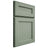 Shiloh Cabinetry Full Overlay Essex White Oak Quarter Sawn Moss Door