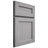 Shiloh Cabinetry Full Overlay Essex White Oak Quarter Sawn Stratus Door