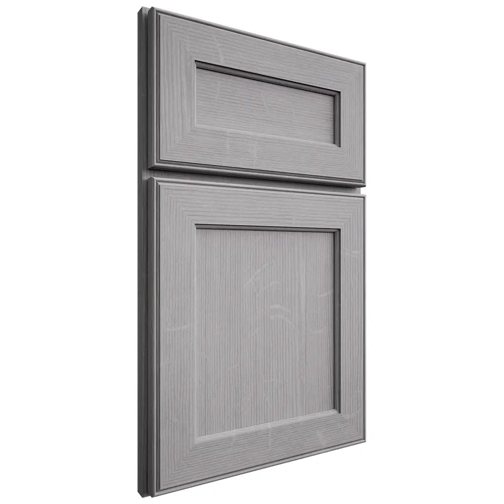 Shiloh Cabinetry Full Overlay Essex White Oak Quarter Sawn Stratus Door