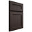 Shiloh Cabinetry Full Overlay Essex White Oak Rift Cut Morel Door