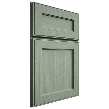 Shiloh Cabinetry Full Overlay Essex White Oak Rift Cut Moss Door