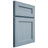 Shiloh Cabinetry Full Overlay Essex White Oak Rift Cut Sky Door