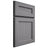 Shiloh Cabinetry Full Overlay Essex White Oak Rift Cut Sterling Door