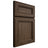 Shiloh Cabinetry Full Overlay Glenbrook Alder Plain Cut Caviar Door
