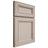 Shiloh Cabinetry Full Overlay Glenbrook Alder Plain Cut White Sands Door