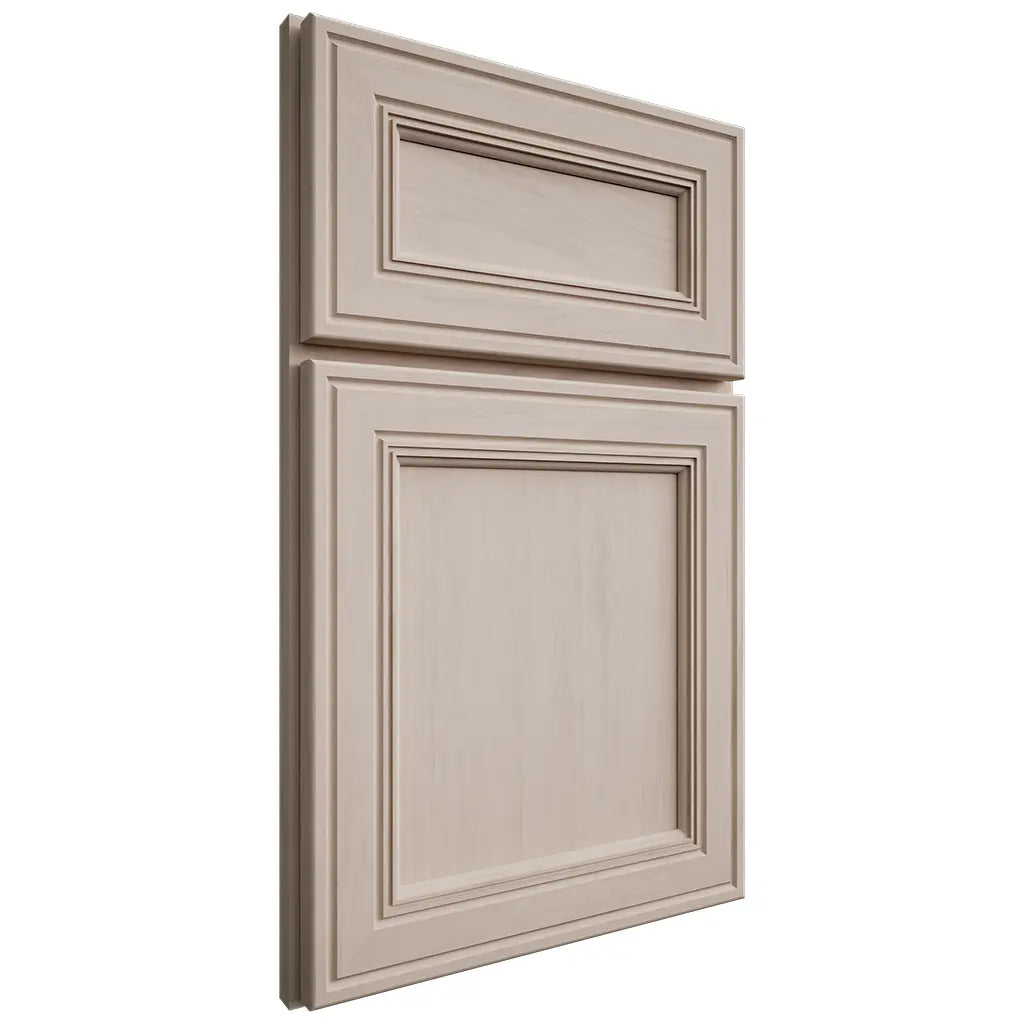 Shiloh Cabinetry Full Overlay Glenbrook Alder Plain Cut White Sands Door