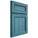 Shiloh Cabinetry Full Overlay Glenbrook Hickory Plain Cut Aqua Door
