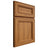 Shiloh Cabinetry Full Overlay Glenbrook Hickory Plain Cut Medium Door