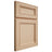 Shiloh Cabinetry Full Overlay Glenbrook Maple Plain Cut Natural Door