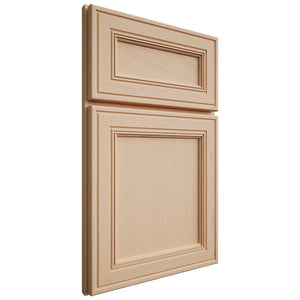 Shiloh Cabinetry Full Overlay Glenbrook Maple Plain Cut Natural Door
