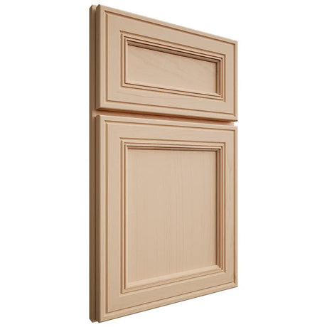 Shiloh Cabinetry Full Overlay Glenbrook Maple Plain Cut Natural Door