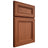 Shiloh Cabinetry Full Overlay Glenbrook Maple Plain Cut Spice Door