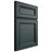 Shiloh Cabinetry Full Overlay Glenbrook Paintable Billiard Green Door