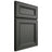 Shiloh Cabinetry Full Overlay Glenbrook Paintable Pewter Green Door