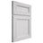 Shiloh Cabinetry Full Overlay Glenbrook Paintable Polar Door