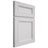 Shiloh Cabinetry Full Overlay Glenbrook Paintable Pure White Door